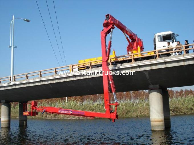 6x4 16M Dongfeng Bucket Bridge Inspection Equipment Untuk Deteksi Jembatan, DFL1250A9