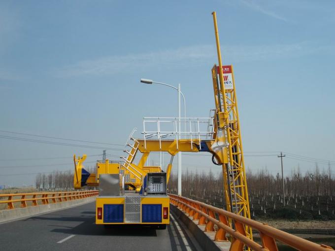8x4 Inspeksi Jembatan Kendaraan Euro III / IV 22M Dengan Sasis Lengan dan Saringan FAW