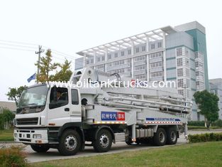 47m Isuzu Concrete Pump Truck Mounted 8x4 / Concrete Placing Equipment