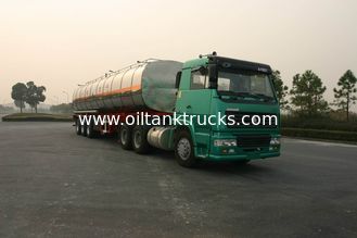 42000 Litre Liquid Tank Truck 3 Axles Chemical Semi-Trailer Steel Aluminum