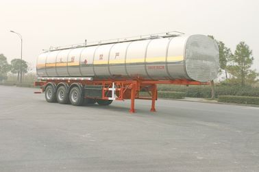 42000 Litre Liquid Tank Truck 3 Axles Chemical Semi-Trailer Steel Aluminum