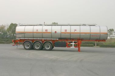 42000 Litre Liquid Tank Truck 3 Axles Chemical Semi-Trailer Steel Aluminum