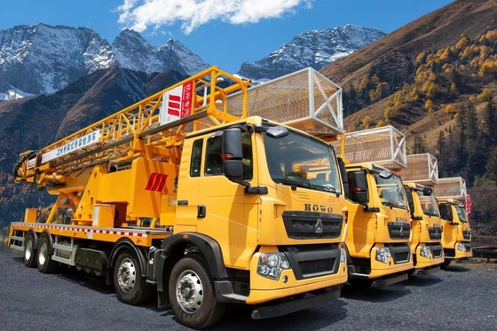 22m  working Platform  type Bridge Inspection Vehicle Single Lane ocuppied