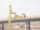22 M Under Bridge Inspection Platform In Yellow Color , Under Bridge Work Platform